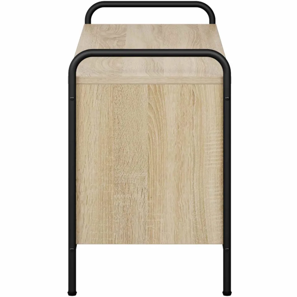 vidaXL Tv-meubel 140 x 39,5 x 50 cm Sonoma Eiken Bewerkt hout Bruin