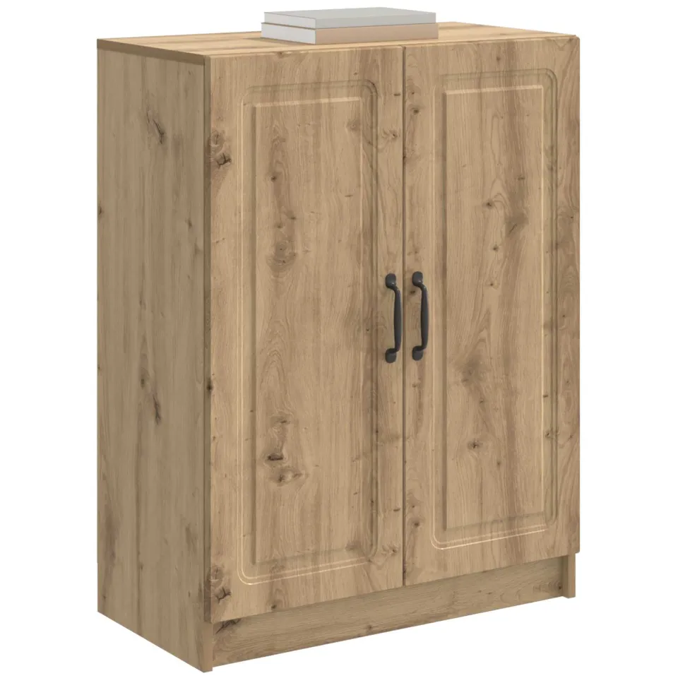 vidaXL Dressoir Artisanaal eiken 66 x 34,5 x 87 cm Bewerkt hout Bruin
