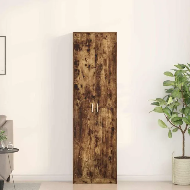vidaXL Kledingkast Gerookt eiken 55 x 25 x 189 cm Bruin