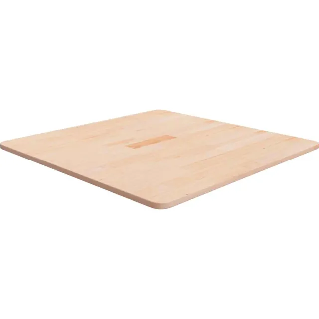 vidaXL Tafelblad vierkant 70x70x1,5 cm onbehandeld massief eikenhout Bruin