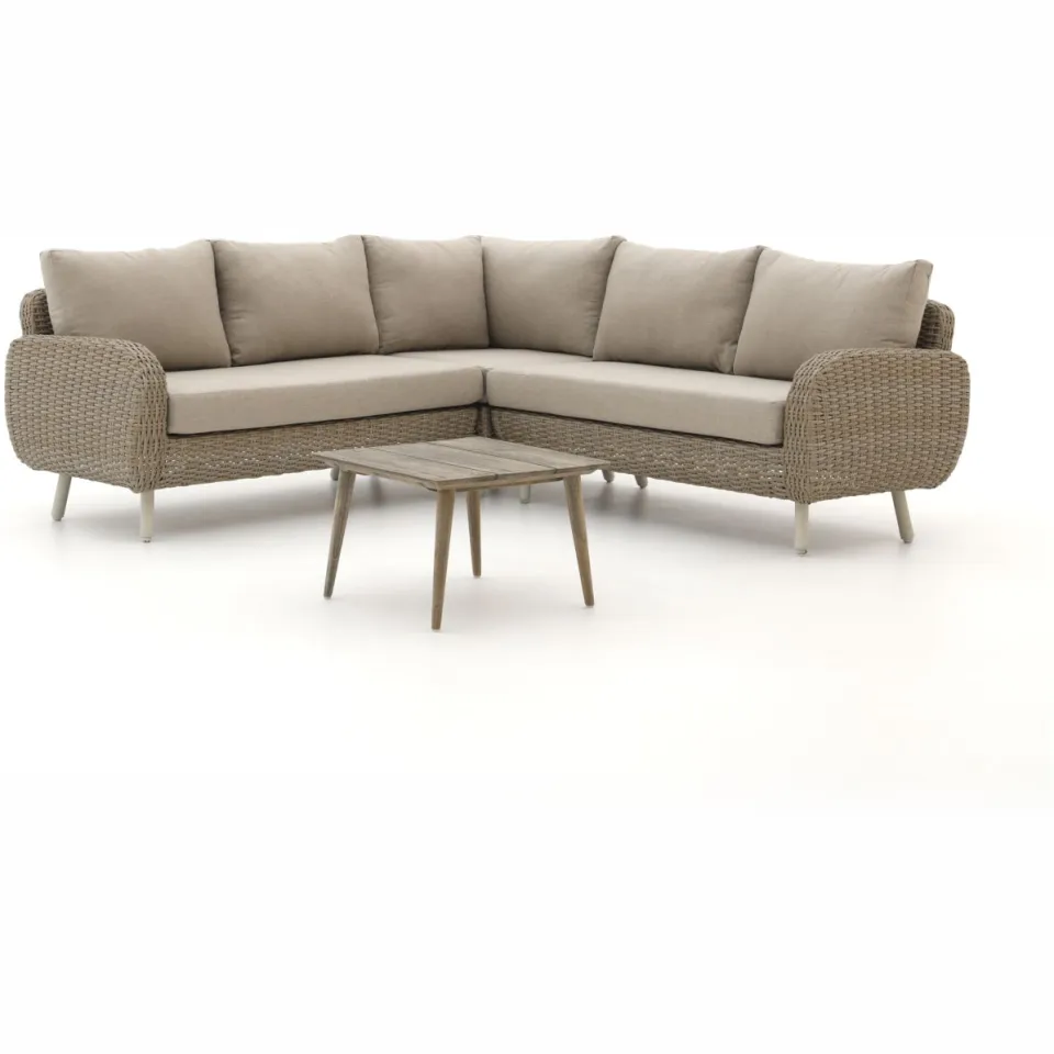 Intenso Furniture Intenso Suzzara/Rough-K lounge hoek loungeset 4-delig Taupe