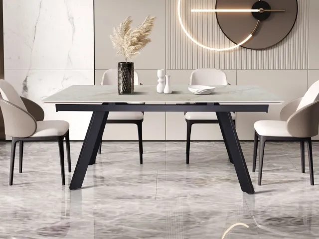 Mobistoxx Hestia verlengbare eettafel beige