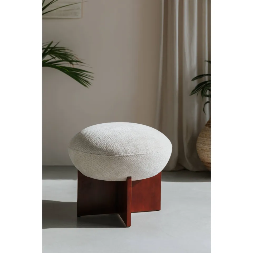 Housecraft Living poef Ufo beige, foto 4