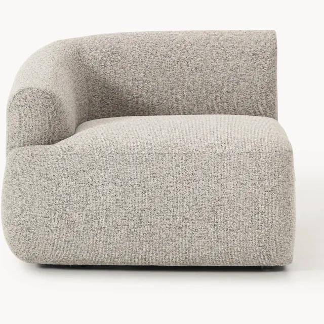 Westwing Collection Bouclé hoekmodule Sofia beige