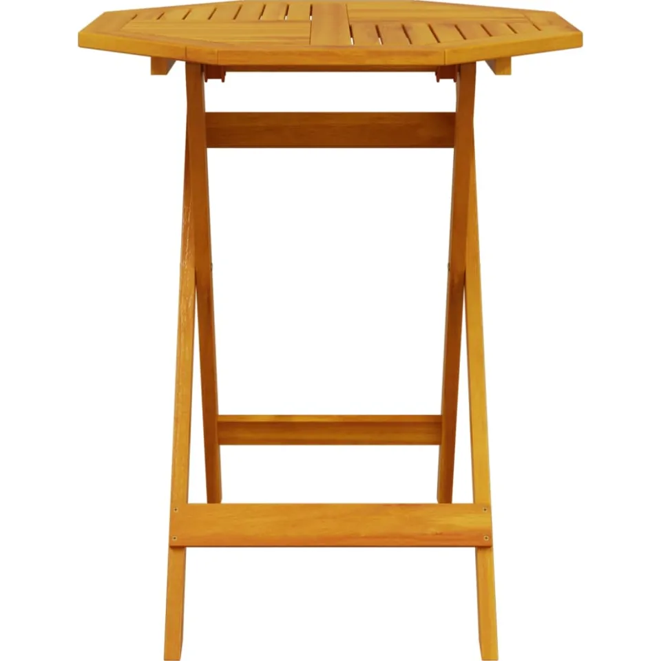 vidaXL 3-delige Bistroset inklapbaar massief acaciahout bruin, foto 4