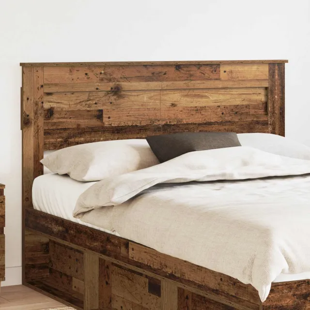 vidaXL Hoofdbord Oud Hout Bewerkt hout Bruin