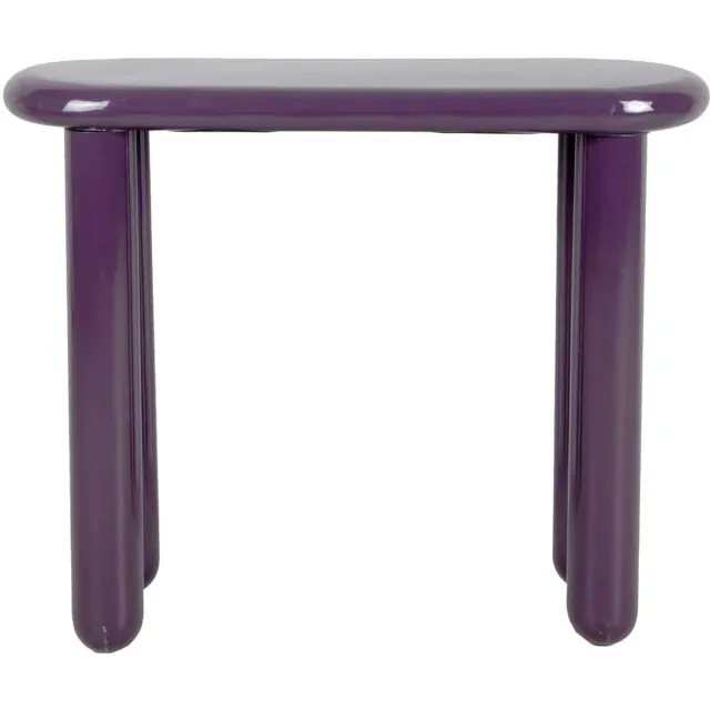 Leitmotiv Bijzettafel Cadiz - Donkerpaars - 78x36x68cm - Scandinavisch