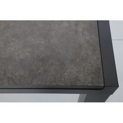 Central Park - Praxis Eigen Merk Central Park - Tuintafel - Andros - Aluminium/glas 146x94x75cm - Uitschuifbaar (tot 219cm), foto 4
