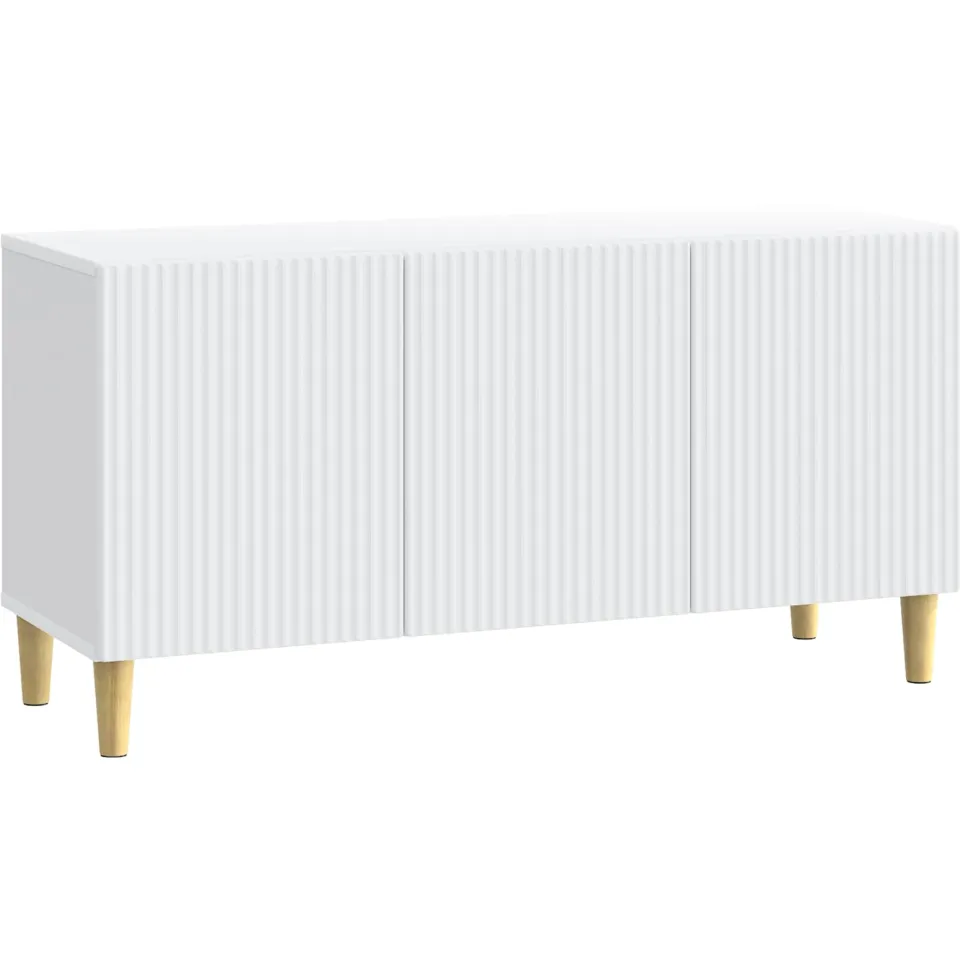 vidaXL TV-kast Wit 99 x 34,5 x 50 cm Bewerkt hout, foto 3