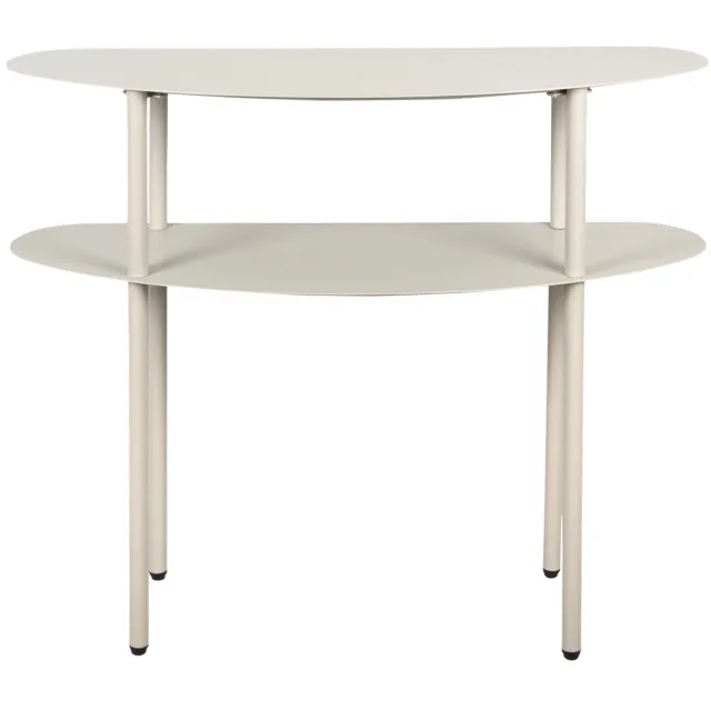 Leitmotiv Side table Riqueza - Warmgrijs - 90x28x72.5cm - Modern