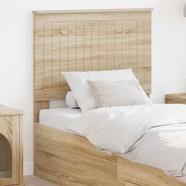 vidaXL Hoofdbord Sonoma Eiken Bewerkt hout Bruin