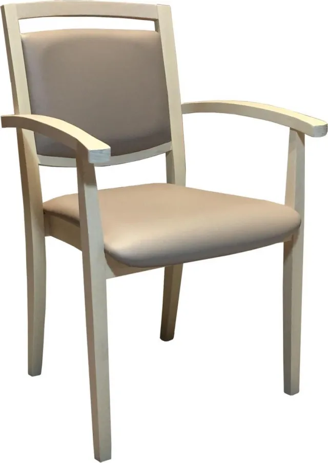Zorgmeubel Seniorenstoel Senior A Lichaamslengte van 160 tot 175 cm White Wash