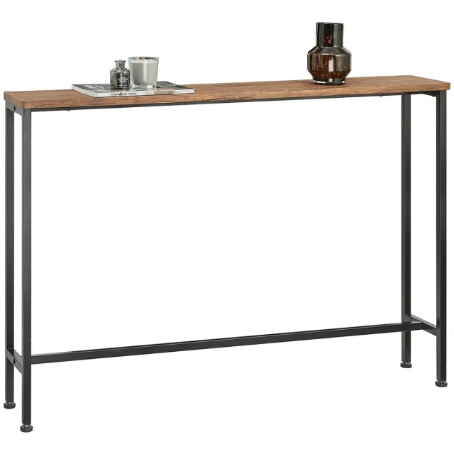 ArtiZo Hal tafel - bijzettafel - console tafel - modern industrieel design - stijlvol - achter de bank - 120x20x80(lxbxh) houtkleur