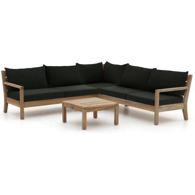 ROUGH Furniture ROUGH Batang hoek loungeset 4-delig bruin, foto 2