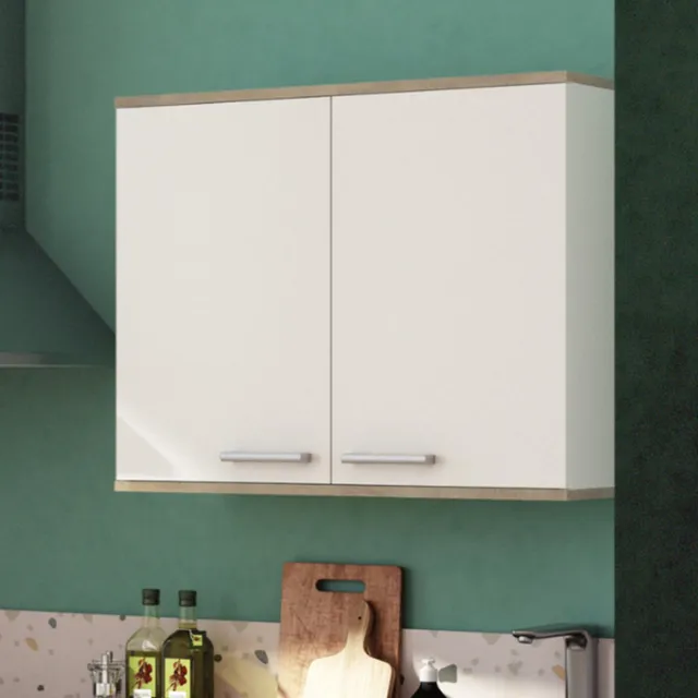 CBA Hangkast Chef-Kronberg eik/mat wit