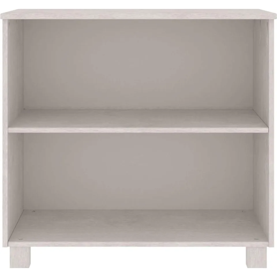 vidaXL Dressoir HAMAR 85x35x80 cm massief grenenhout wit
