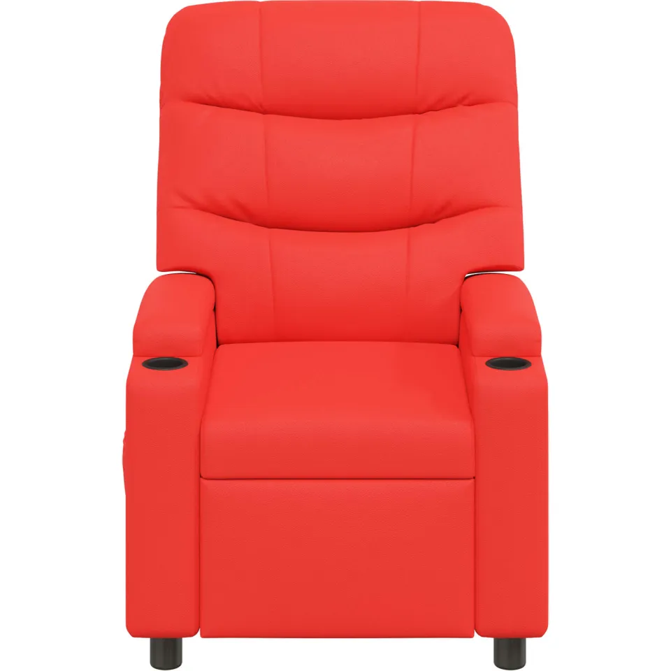 vidaXL Ligstoel Rood 75 x 93 x 102 cm Stof, foto 4