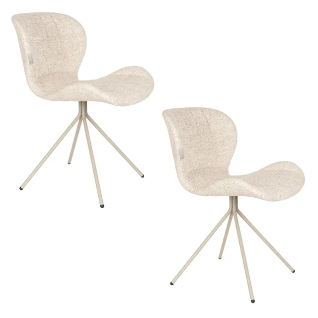 Zuiver OMG eetkamerstoel beige, foto 2