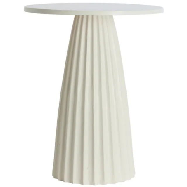 Light & Living Bijzettafel VEGLIA - Wit - 45x45x56 cm