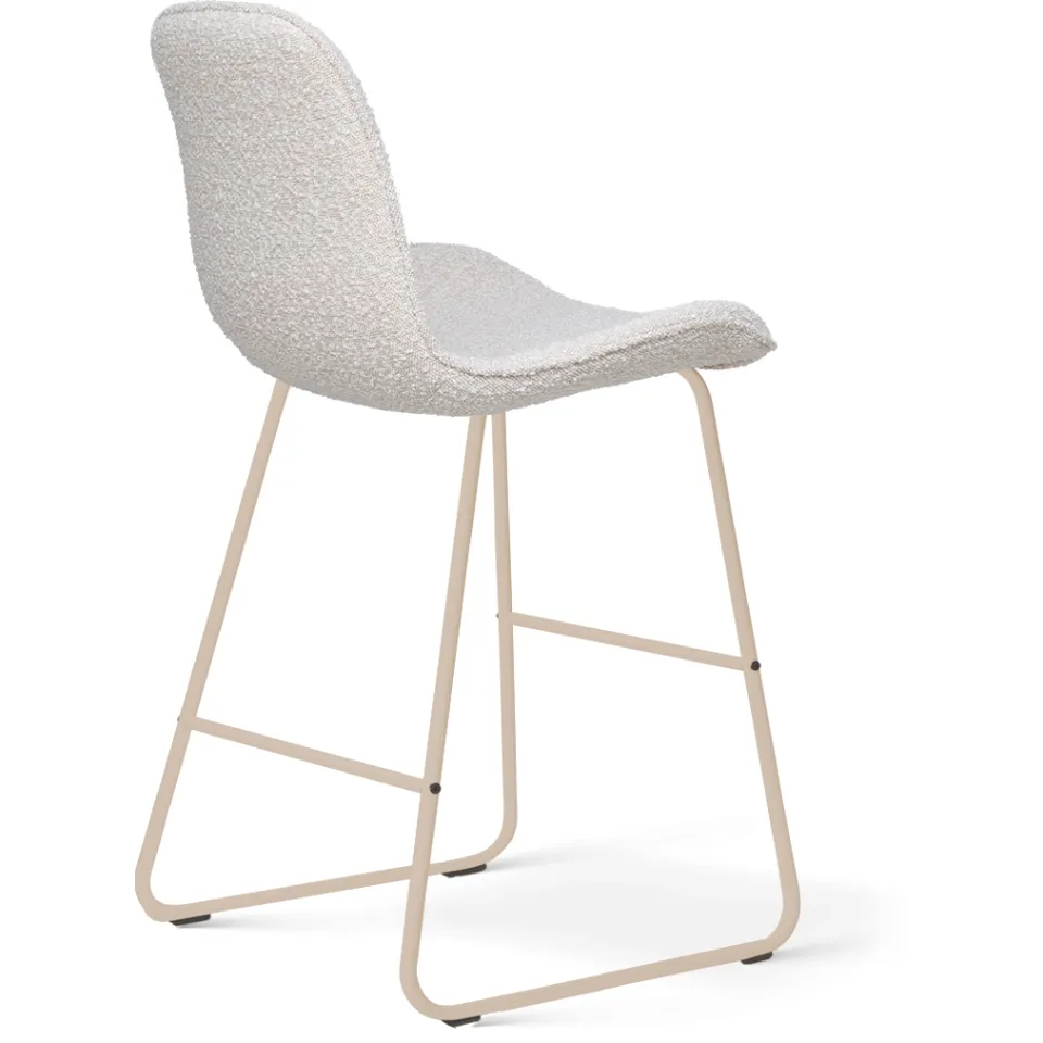 Nolon Nino-Fé barkruk bouclé beige - beige onderstel - 65 cm, foto 3