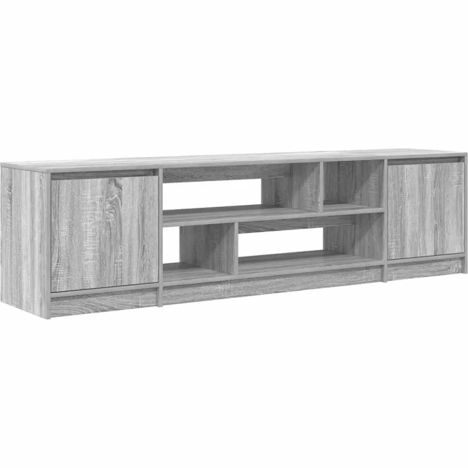 vidaXL Tv-meubel 188,5x41x50 cm spaanplaat grijs sonoma