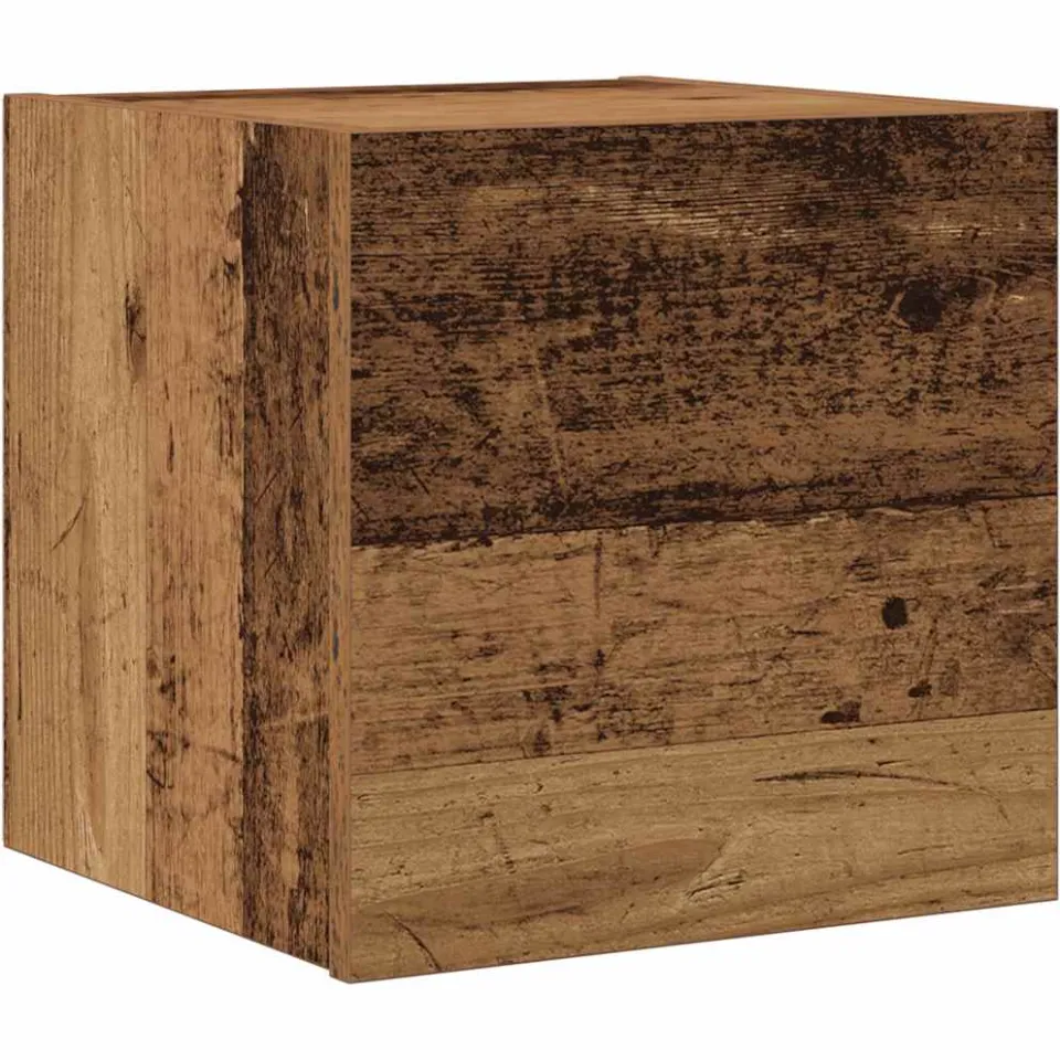 vidaXL 7-delig Tv-meubelset wandmontage bewerkt hout oud houtkleurig bruin, foto 3
