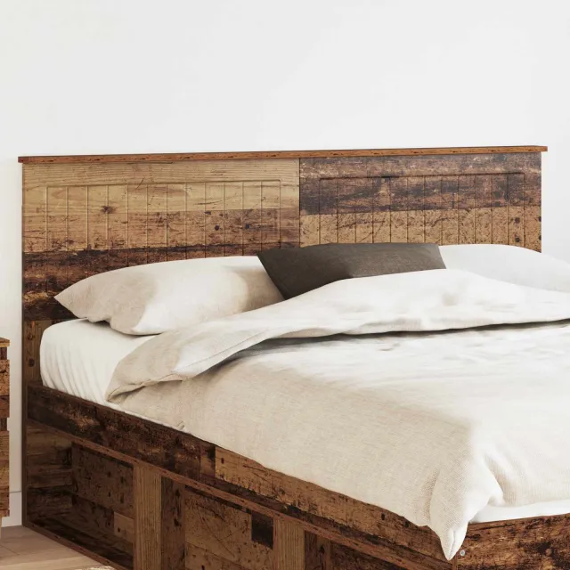 vidaXL Hoofdbord Oud Hout Bewerkt hout Bruin