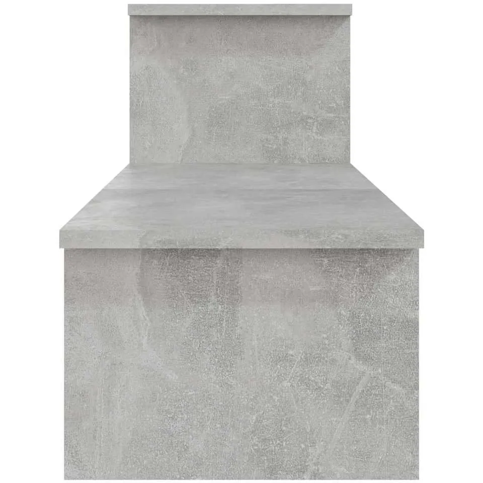 vidaXL Tv-meubel 180x30x43 cm bewerkt hout betongrijs grijs, foto 3
