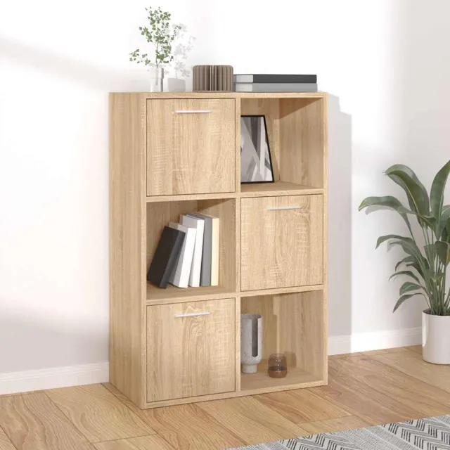 vidaXL Opbergkast 60x29,5x90 cm bewerkt hout sonoma eikenkleurig, foto 2