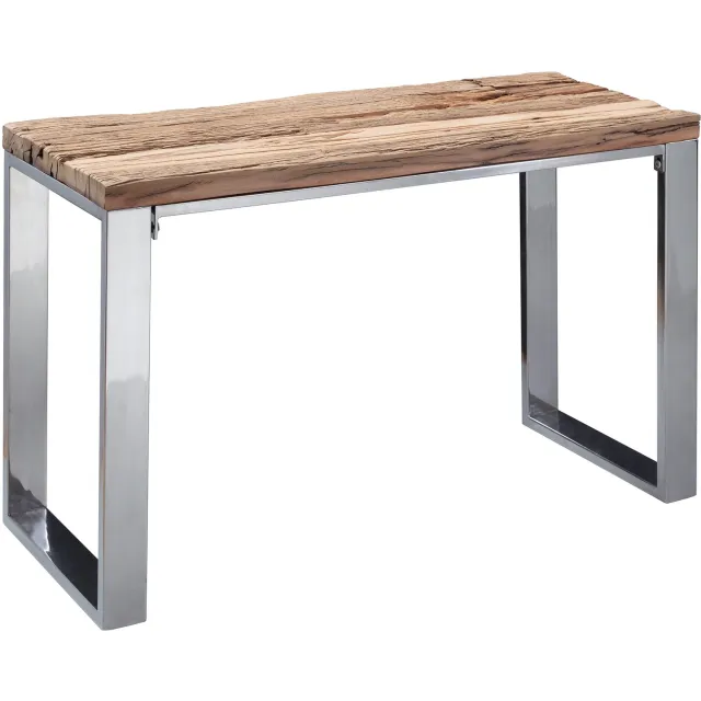 Cosmo Casa Sidetable - Bruin - Stalen onderstel - 115 x 46 x 77 cm