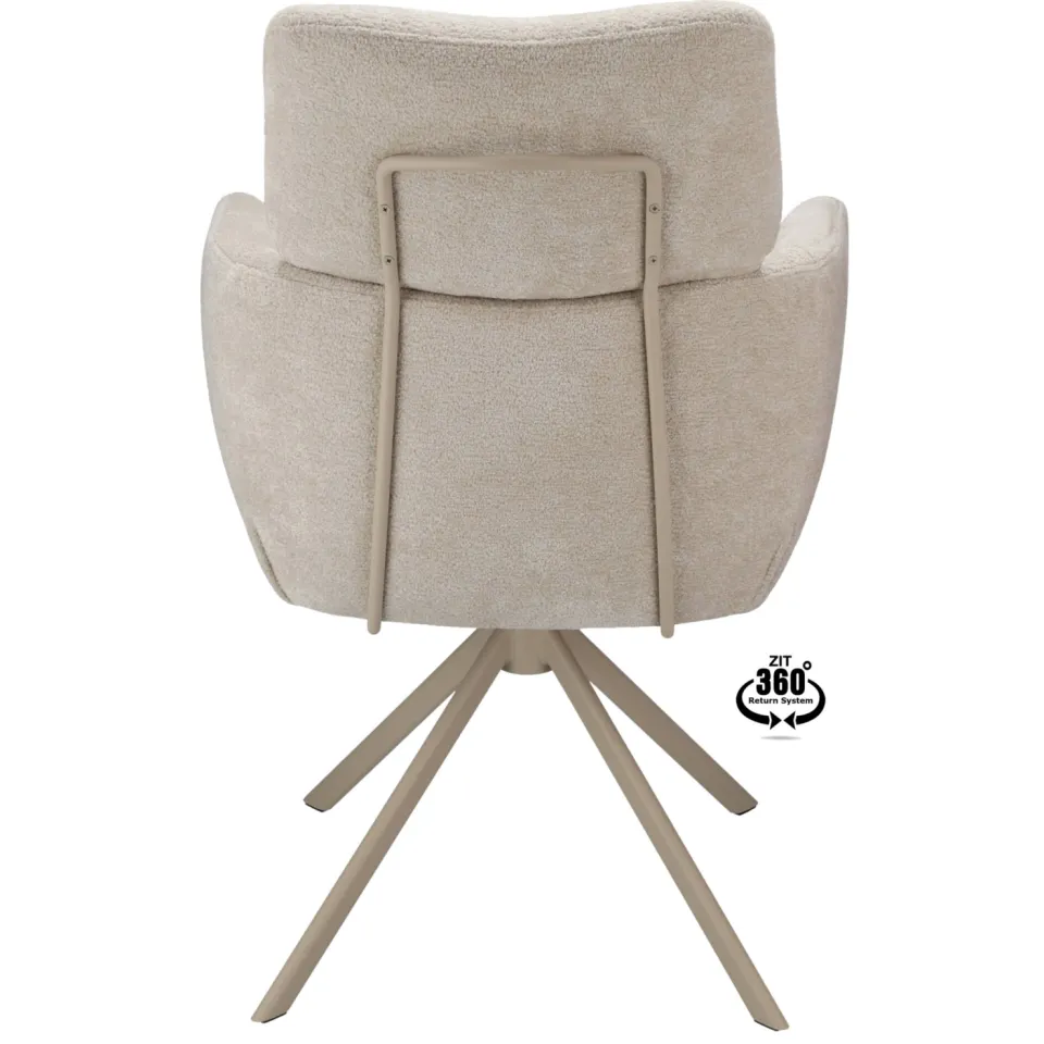 Wehkamp Home Isa armstoel linnen linen, foto 5