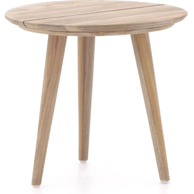 ROUGH Furniture ROUGH-K bijzet tuintafel ø 50cm Bruin