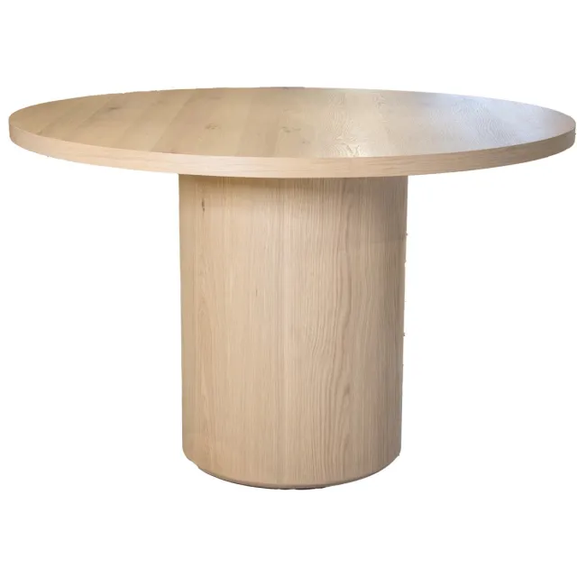 DÉJA Living Eettafel Carmona - Rond Naturel Hout - Ø120x76cm
