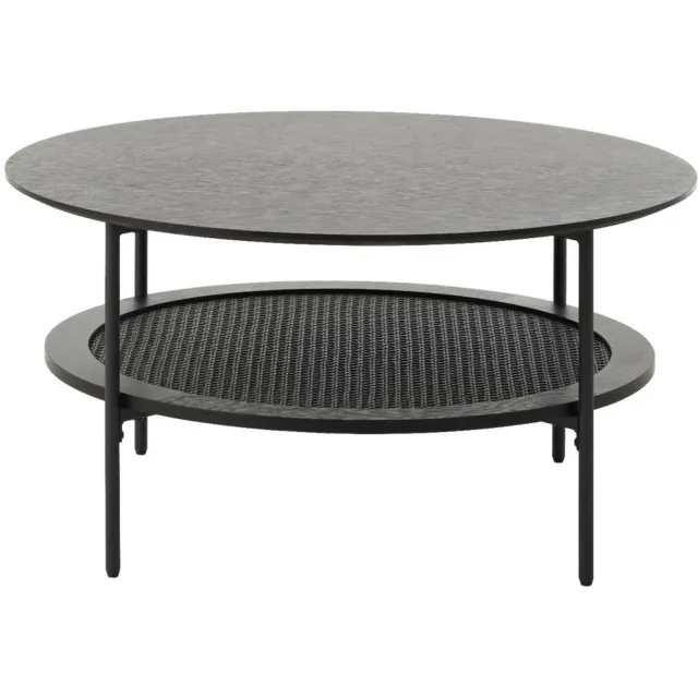 Nordic Home Meya salontafel Ø80 cm - zwart