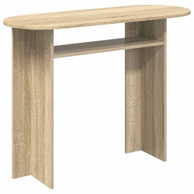 vidaXL Wandtafel - Sonoma - Eiken - 100 - x - 39,5 - x - 75 - cm - Bewerkt - hout Sonoma eiken
