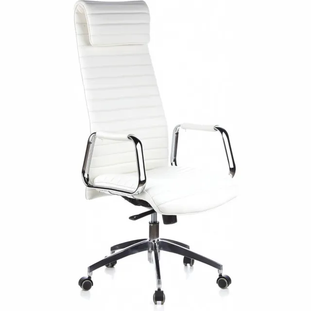 hjh office Aspera 20 - Bureaustoel - Nappaleder - Ivoor Wit