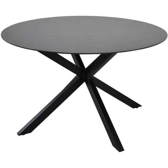 LES Crest tuintafel rond ø120cm Zwart