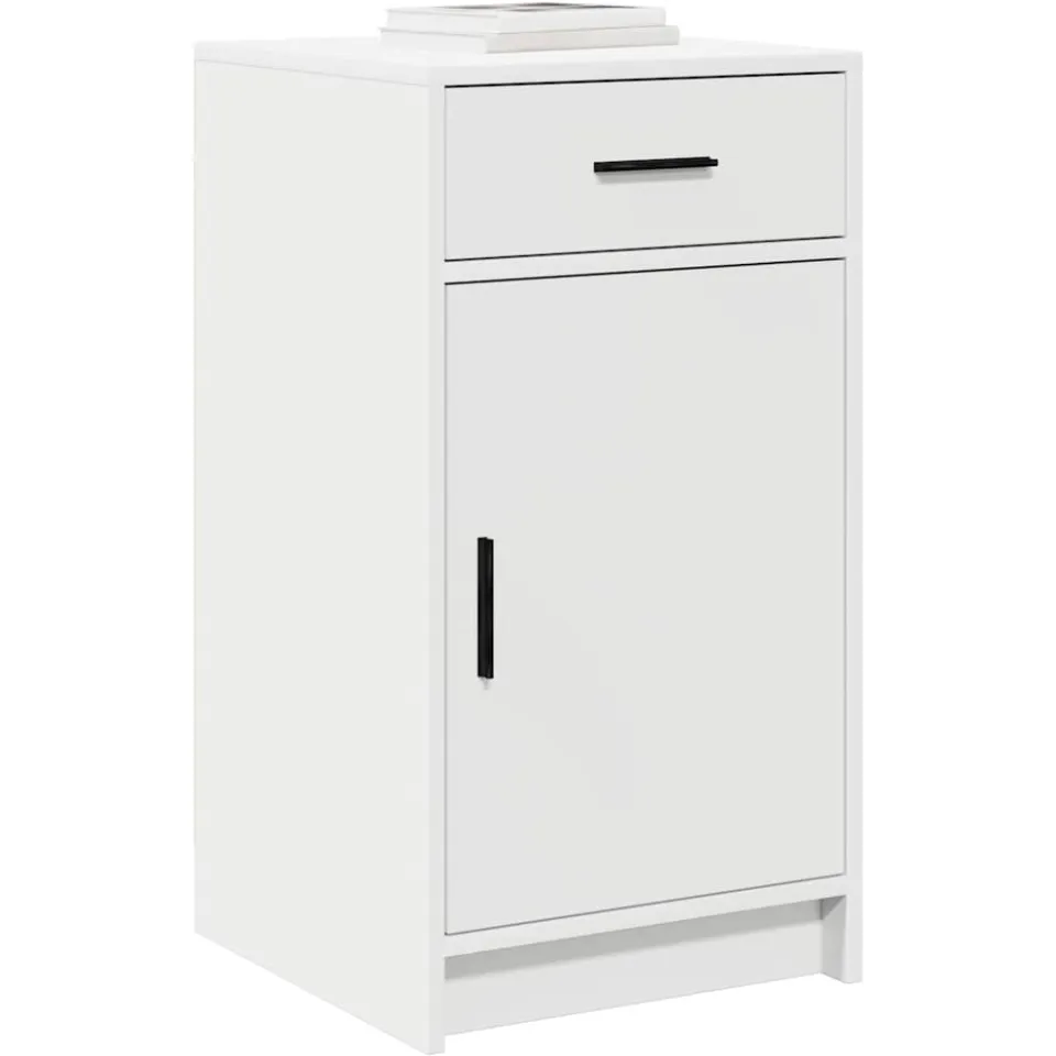 vidaXL Dressoir Wit 40 x 40,5 x 75 cm Bewerkt hout