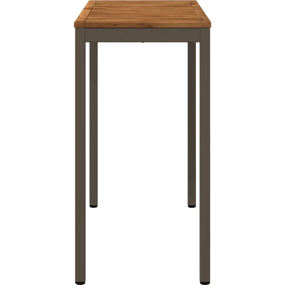 vidaXL Tuinbar Tafel NAARDEN Natuurlijk en Koffie 108,5 x 55 x 105 cm bruin, foto 4