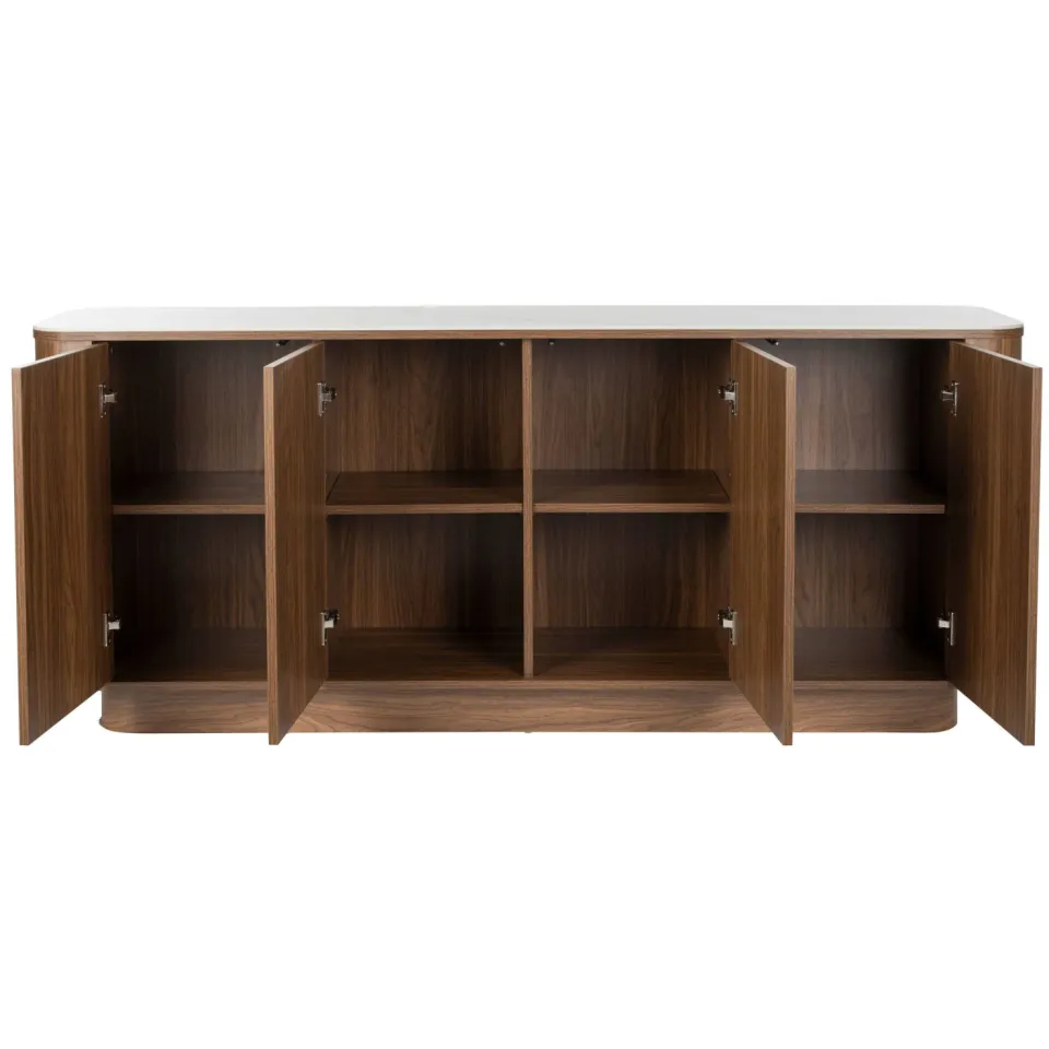 Housecraft Living Almira hoog dressoir walnoot, foto 2