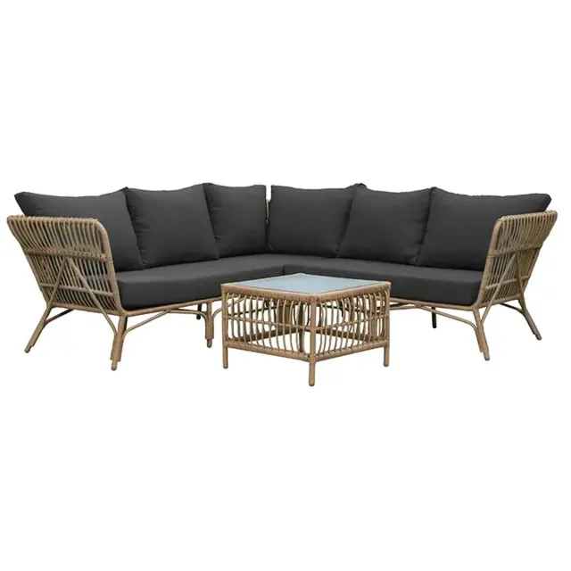 Your Own Living Nantes Bamboo Loungeset bruin