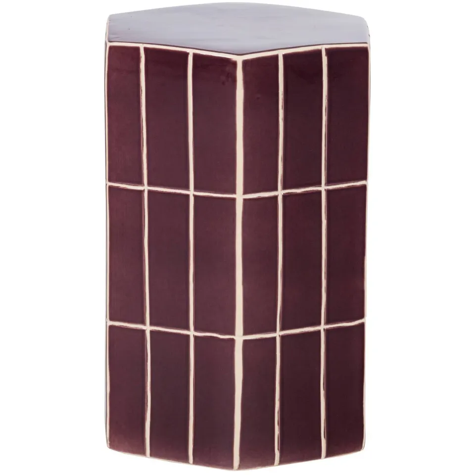 WOOOD Plu decoratieve bijzettafel paars, foto 5