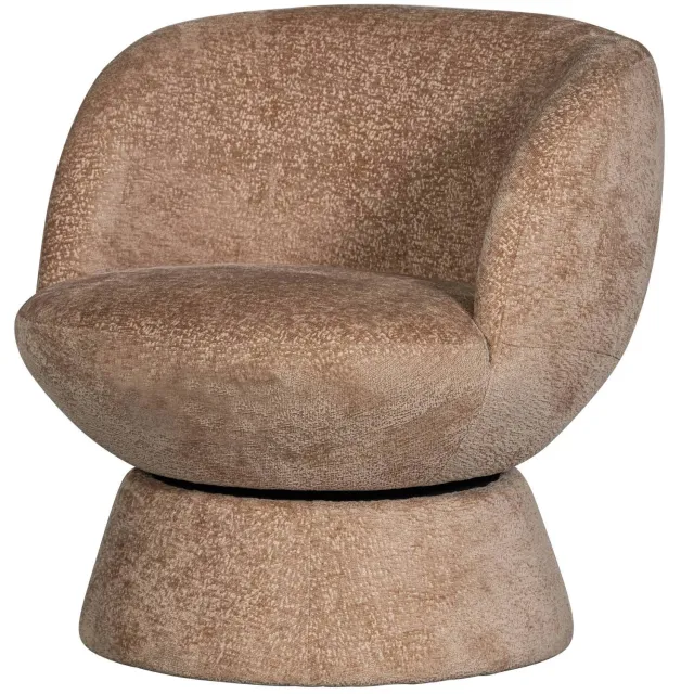 WOOOD Shuffle Draaifauteuil - Polyester - Naturel - 72x73x71 natural