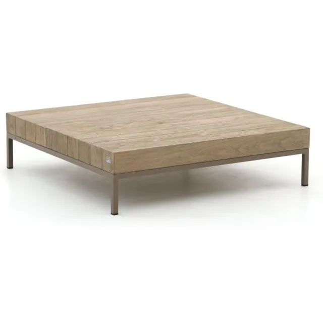 Apple Bee Long Island lounge tuintafel 110x110cm Bruin