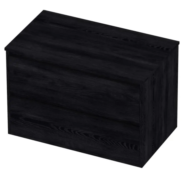 Proline Deck Badmeubelset Greeploos Symmetrisch Kader 80x46x54 cm Black Oak Eiken
