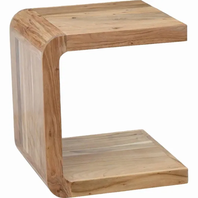 Wohnling Bijzettafel acaciahout 45x45 cm - WL7.783 Zie omschrijving