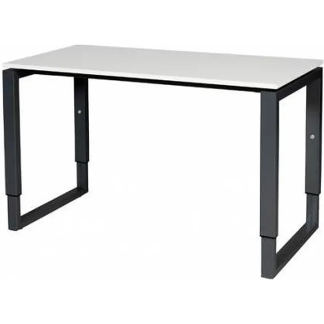 Schaffenburg Verstelbaar Bureau - Plus 120x60 grijs - zwart frame