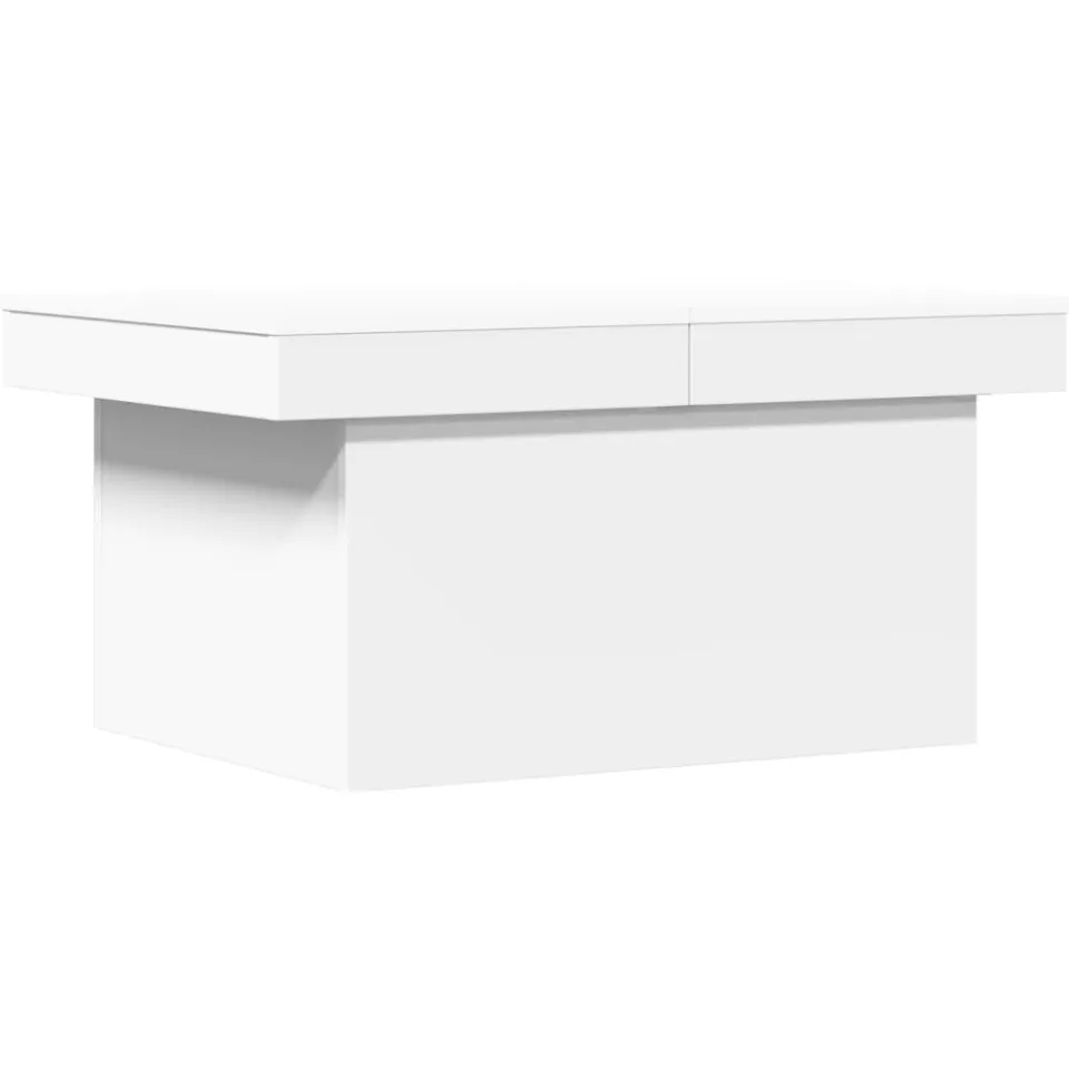 vidaXL Salontafel 100x55x40 cm bewerkt hout wit
