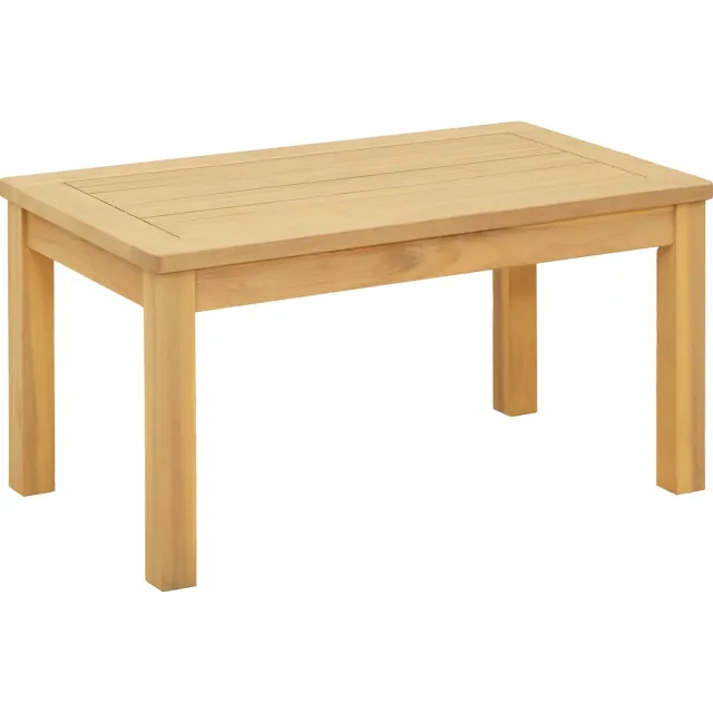 vidaXL Salontafel Licht acacia 70 x 40 x 36 cm Massief Acaciahout bruin, foto 2