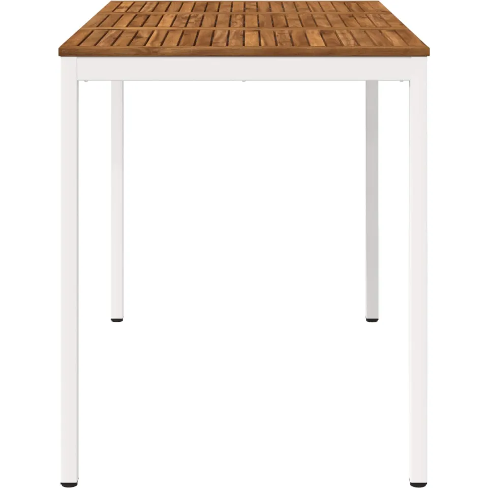 vidaXL Tuinbar Tafel NAARDEN Natuurlijk en Wit 147 x 88,5 x 105 cm, foto 4